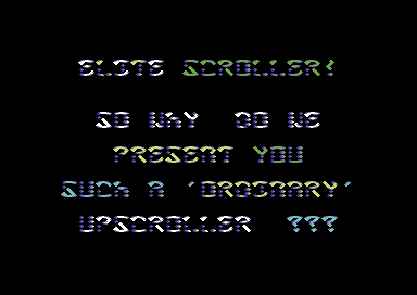 Eliteupscroller - Cascade - C64 Demos