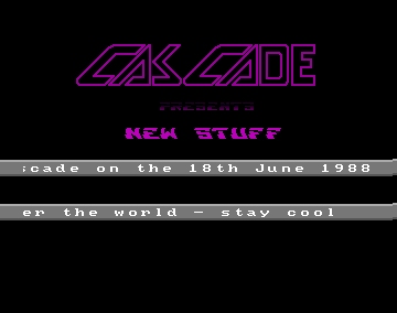 New Stuff Intro - Cascade - Amiga Intros