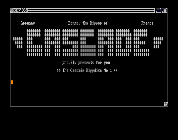 Rippdisc No. 1 (aka Ripp-Disc 1) - Cascade - Amiga Demos