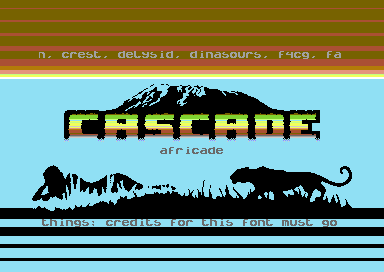 Africade - Cascade - C64 Demos