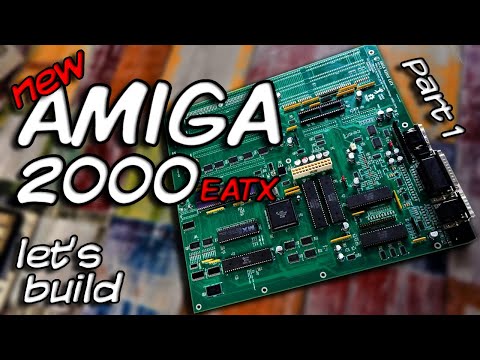 Video: Building a NEW Amiga 2000 in 2022 - Part 1 assembly, testing and first power up - YouTube screenshot
