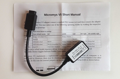 PS/2 mouse adapter Micromys V5
