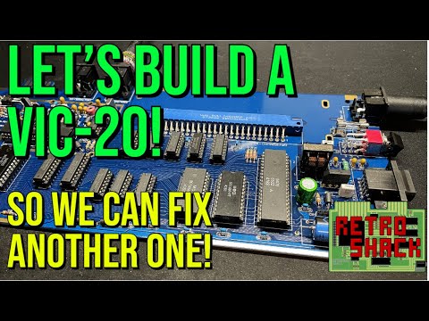 Video by Let's build a new Commodore VIC-20 so we can diagnose and fix another one! - video from The Retro Shack - YouTube screenshot